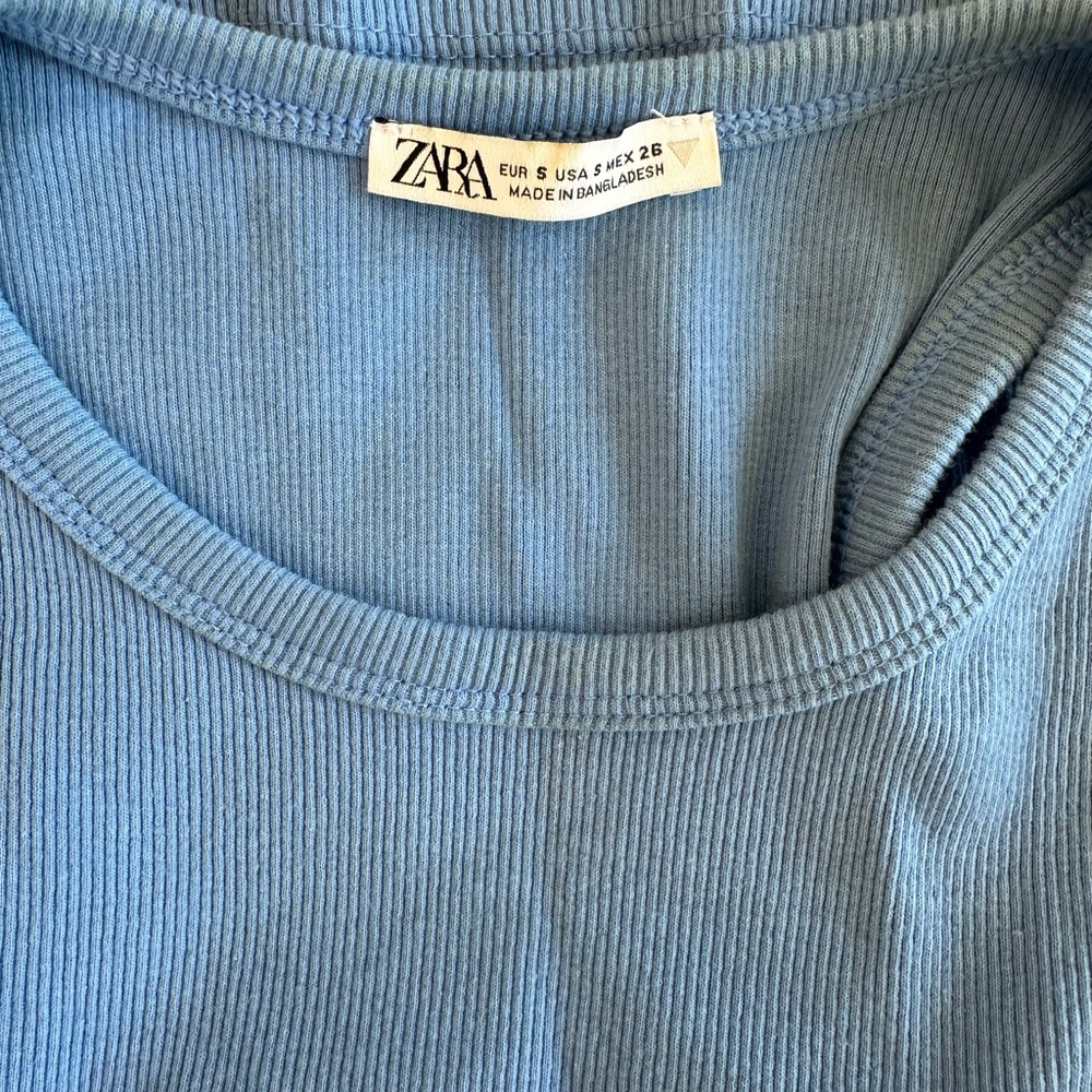 Blue Zara Tank Top - Picture 3 of 3